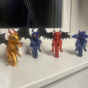 Dragões DeskBuddy -  kit com 4 unidades