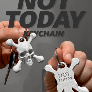 Chaveiro Caveira – NOT TODAY