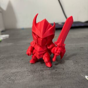 Miniatura Cavaleiro Chibi
