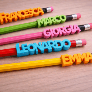 Nome personalizável de lápis