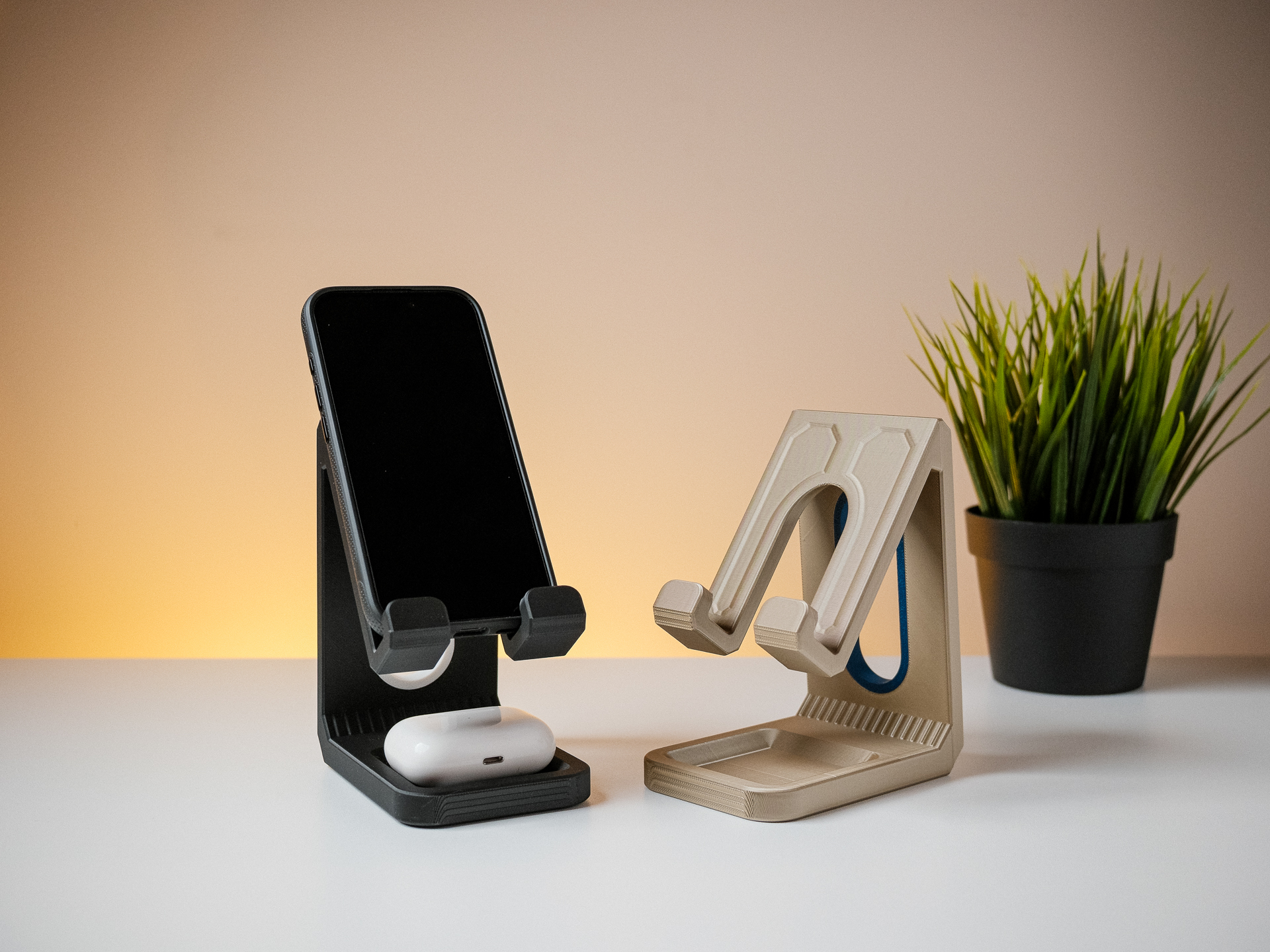 Suporte Moderno para Telefone de Mesa
